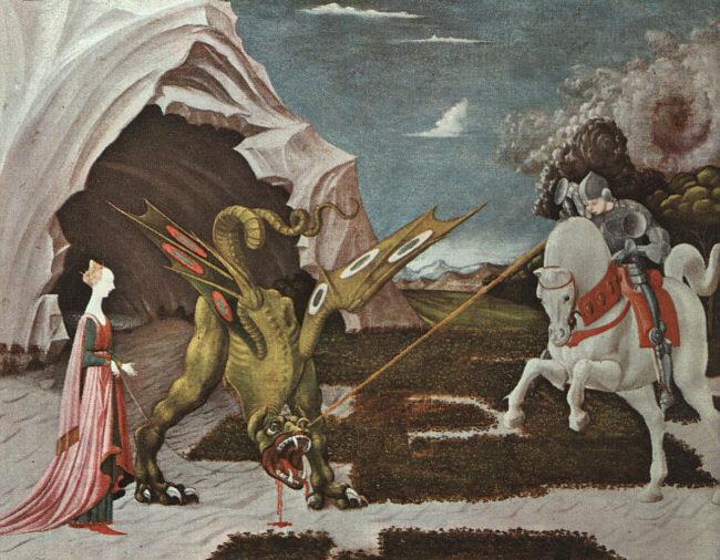 Paolo Ucello St.George and the Dragon China oil painting art